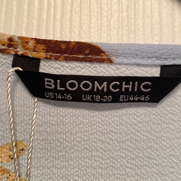 Brand New BloomChic Floral Babydoll Top…size 14-16 - Picture 3 of 5